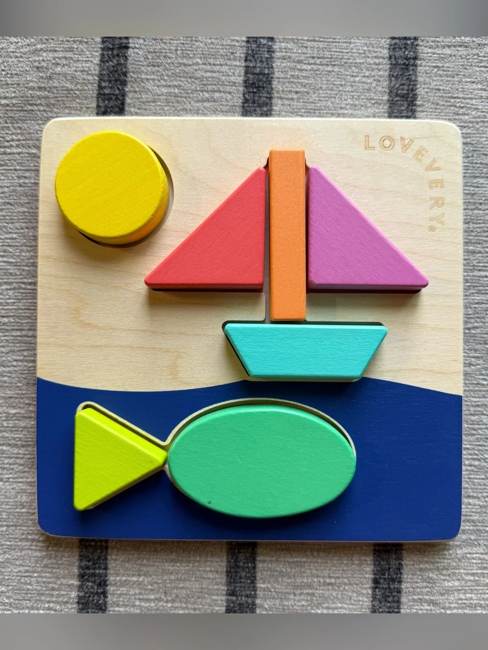 Lovevery | Double-Sided Sunny Day Puzzle